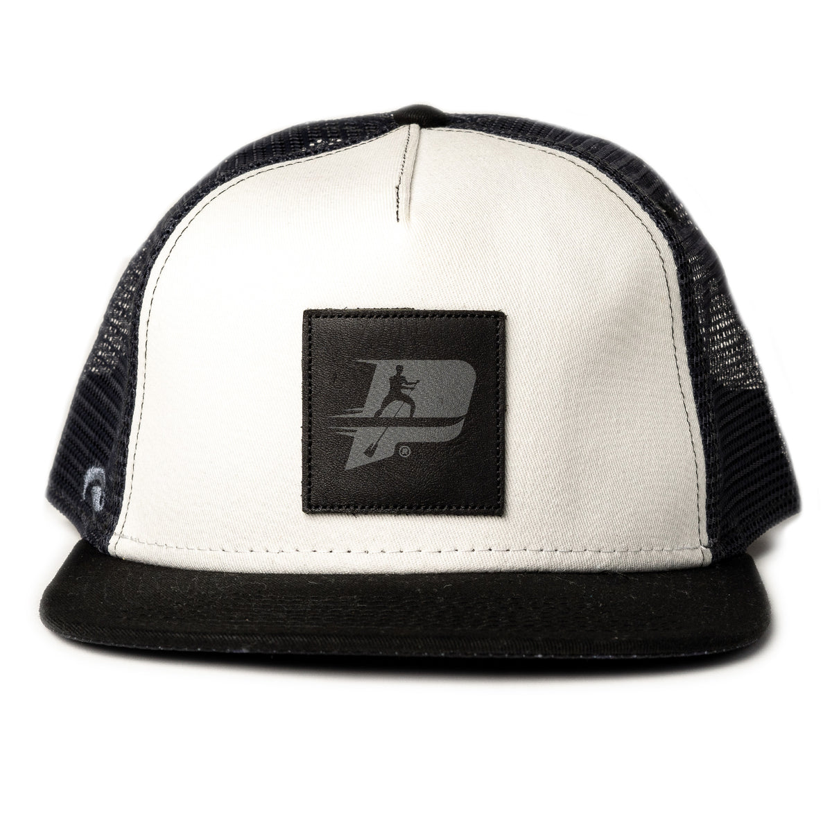 Paddleboarder Hat Cap White & Black Mesh Snapback | Paddleboarder